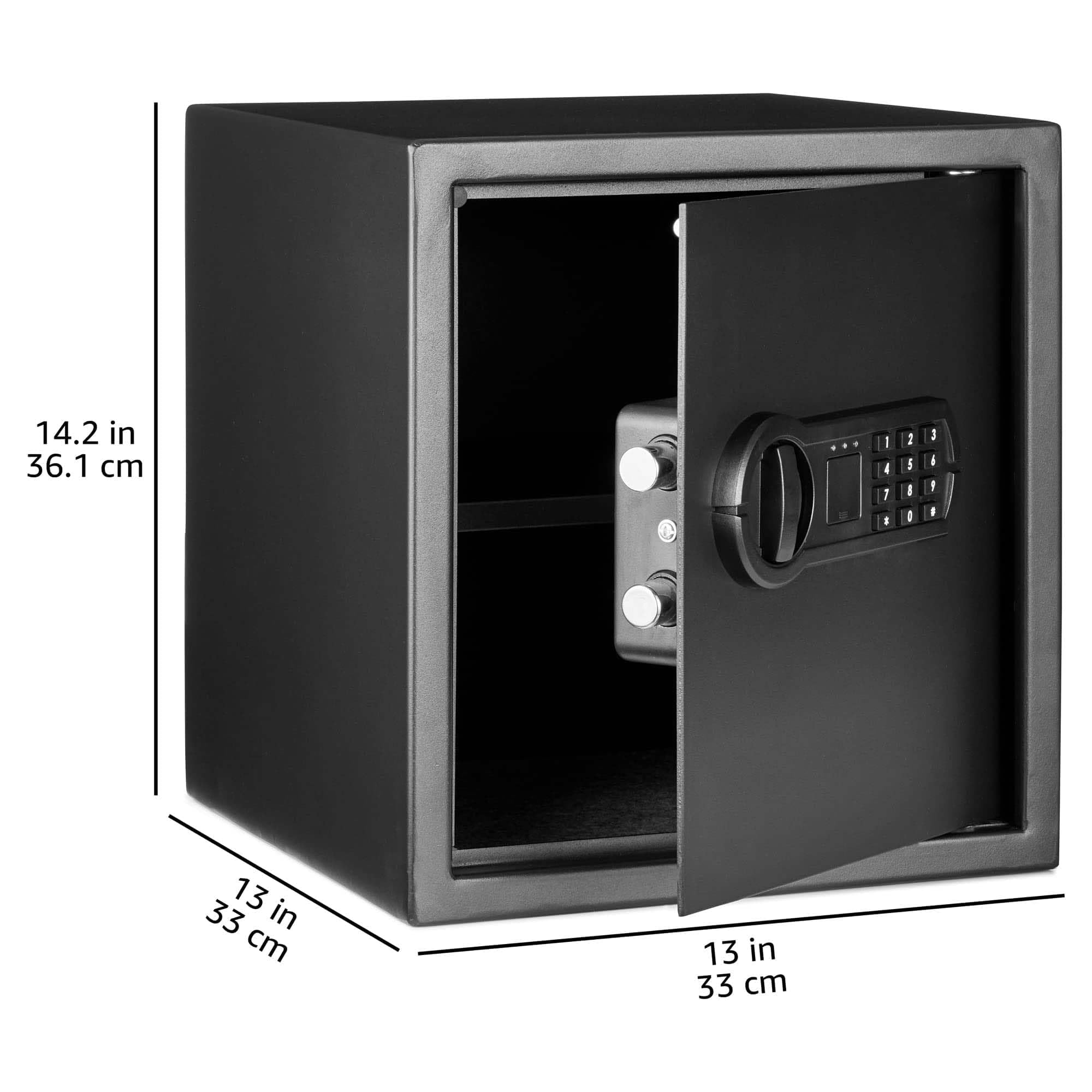 Amazon.co.jp: 金庫 家庭用 業務用 電子式 テンキー式 34L (幅33 x
